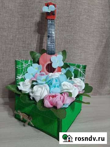 Оригинальные букеты, сладкие, из мыльных роз Полярный - изображение 1