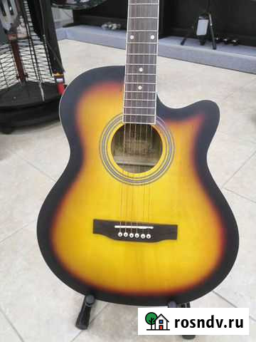 Акустическая 6 струнная гитара. Матовая Махачкала - изображение 1