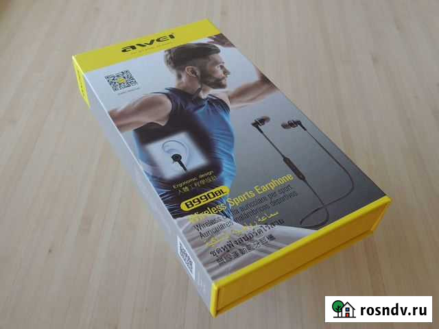 Оригинальные Bluetooth наушники Awei B990BL Ярославль - изображение 1