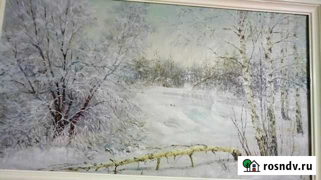 Картина маслом холст 90*50 Томск - изображение 1