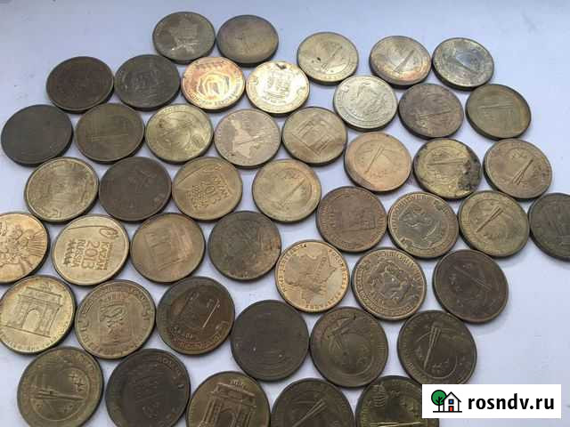 Монеты номинал 10 рубль 86 штук Петропавловск-Камчатский - изображение 1