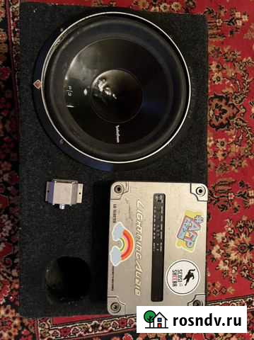 Продам сабвуфер с усилителем Засечное - изображение 1