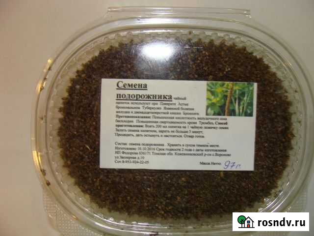 Семена подорожника Томск - изображение 1