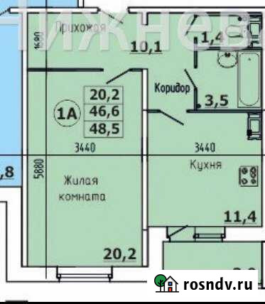 1-комнатная квартира, 48 м², 10/16 эт. на продажу в Нижневартовске Нижневартовск - изображение 1