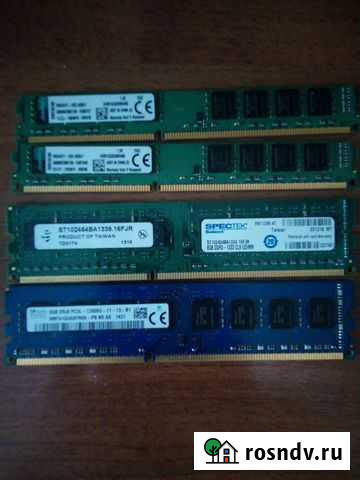 Оперативная память ddr3 8 gb,4 штуки Мценск - изображение 1