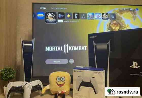 PlayStation 5 Digital Edition + 2Джоя + 50Игр Красноярск