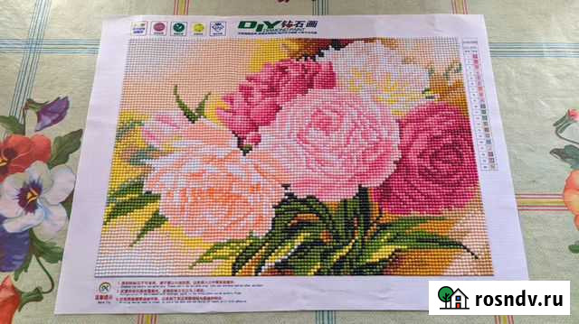 Алмазная мозаика (пионы) 30*40 Ярцево - изображение 1