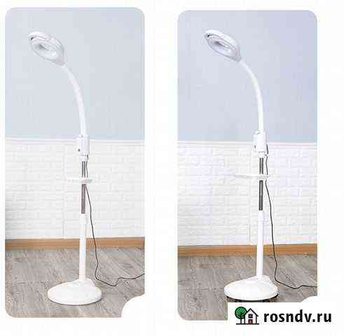 Лампа лупа напольная, со светодиодами led. 24-68 W Краснодар