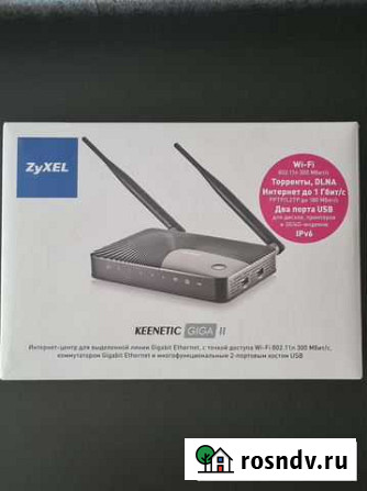 Роутер wi-fi Zyxel Keenetic Giga 2 Комсомольск-на-Амуре - изображение 1