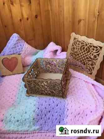 Коробочки из фанеры, лазерная резка, гравировка Томск