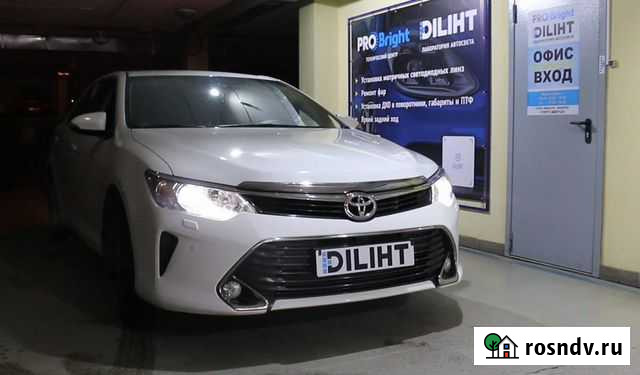 Матричные Bi-LED линзы для Toyota Camry 55 Москва - изображение 1