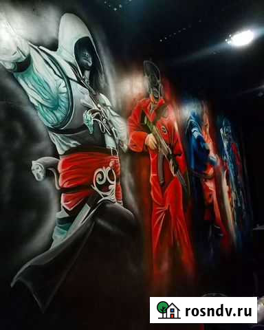 Роспись стен Граффити, Аэрография Москва - изображение 1