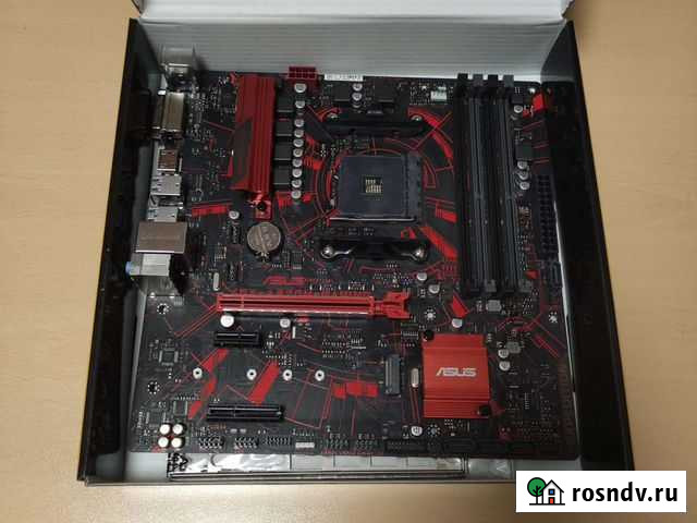 Ам4 мат. плата Asus EX-A320M-Gaming Красногорск - изображение 1