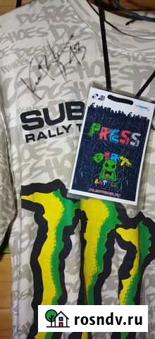 Автограф на футболке Ken Block Всеволожск - изображение 1