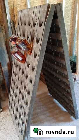 Стеллаж дубовый под бутылки Ялта - изображение 1