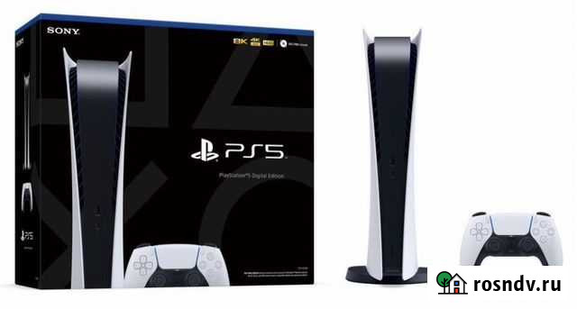 Sony playstation 5 digital edition+2 контроллера+в Дзержинск - изображение 1