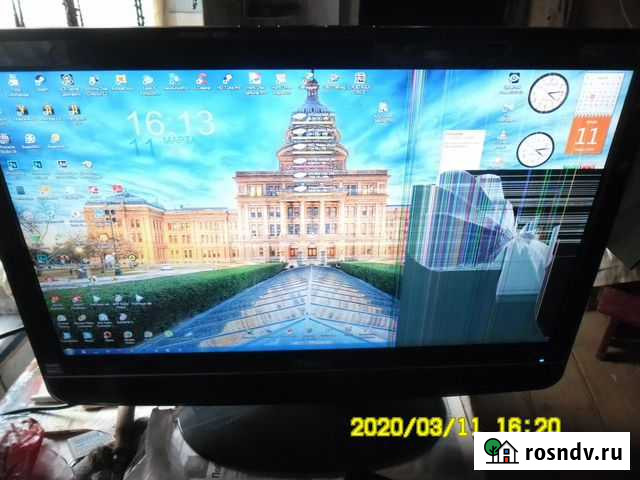 Монитор-телевизор повреждённый Asus 27d Элиста - изображение 1