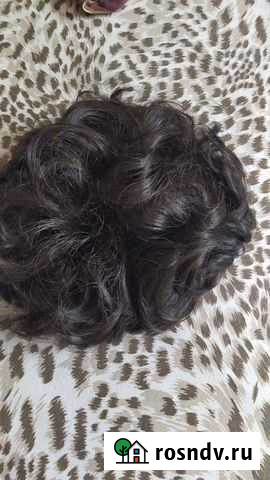 Шиньон из искуст. волос на крабе Томск - изображение 1