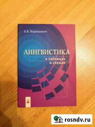 Лингвистика в схемах и таблицах Череповец