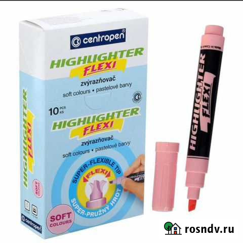 Маркер текстовыделитель, Centropen Flexi 8542/56 Иркутск - изображение 1