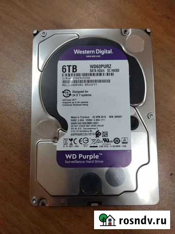 Жесткий диск WD Purple WD60purz Воронеж - изображение 1