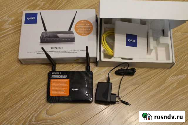 Wi-Fi роутер zyxel Keenetic II Череповец - изображение 1