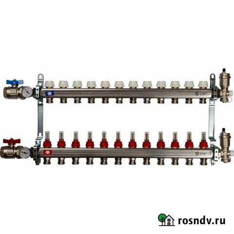 Stout Коллектор в сборе нерж с рас. на 12 вых. Ста Воронеж - изображение 1