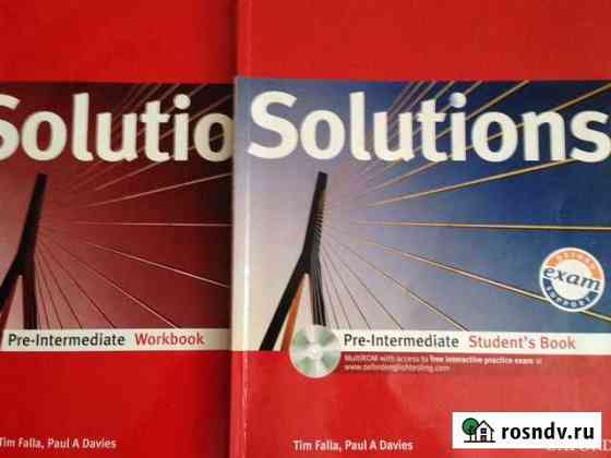 Учебник по английскому языку Solutions Pre-interme Стерлитамак