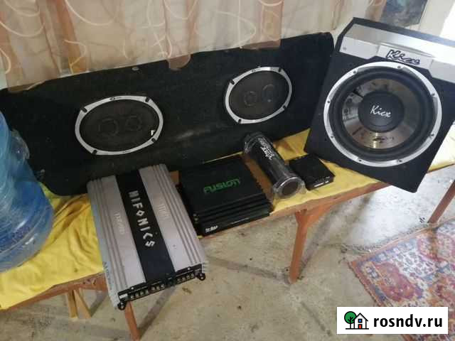 Два усилителя, накопитель, буфер, колонки Белореченск - изображение 1