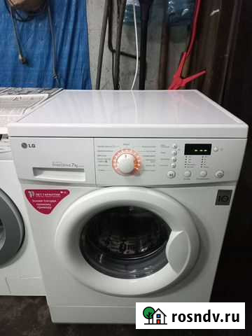 Стиральная машина: LG 7 кг. Отжим 1200 оборотов Петропавловск-Камчатский - изображение 1