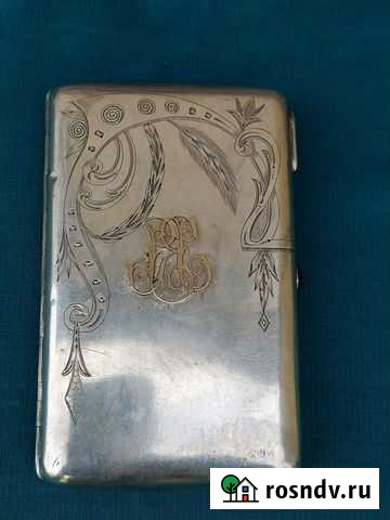 Портсигар / Царское Серебро / 84 Проба Старый Оскол - изображение 1
