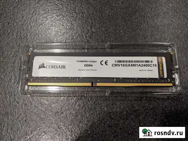 Оперативная память Corsair ValueSelect DDR4 16GB Вологда - изображение 1