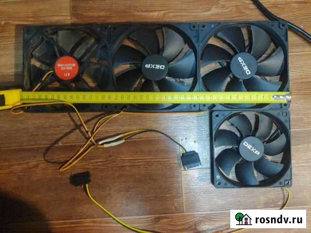 Кулер 140мм 3 штуки Курск - изображение 1