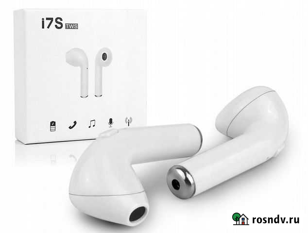Спортивные наушники Bluetooth i7 TWS mini (белый) Оренбург - изображение 1