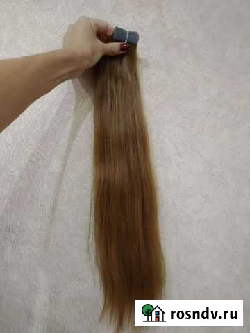 Волосы на лентах натуральные 50 см Ярославль - изображение 1