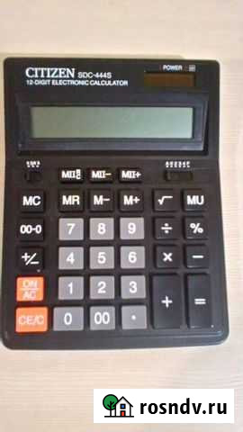 Калькулятор citizen SDC 444S Барнаул - изображение 1