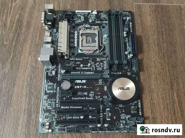 Материнская плата Asus Z97-K сокет 1150 Новороссийск - изображение 1