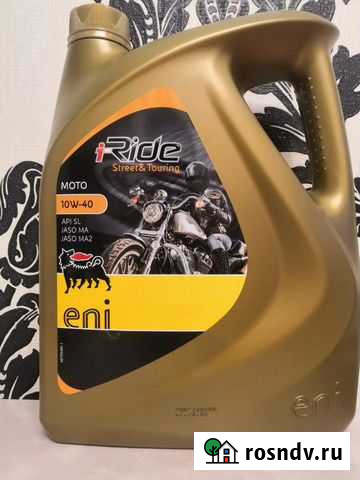 Масло eni i-Ride moto 10W-40 4L Нижний Новгород - изображение 1