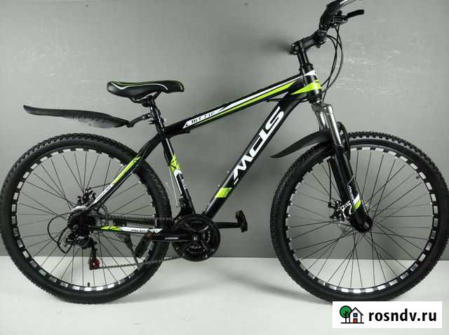 Велосипед 27.5 дюймов черно-зеленый Улан-Удэ - изображение 1