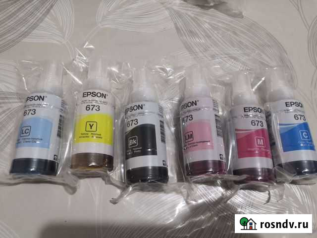 Чернила epson l800 и l805 Смоленск - изображение 1