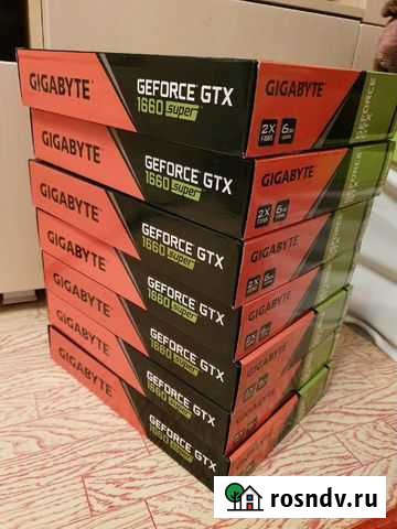 Новые видеокарты Gigabyte GTX 1660 Super Краснодар - изображение 1