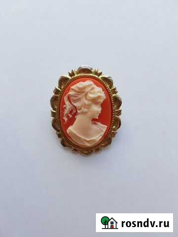 Антикварная винтажная брошь камея СССР Бийск - изображение 1