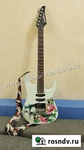 Редкий Суперстрат Washburn с черепом. Доставка Волгоград - изображение 1
