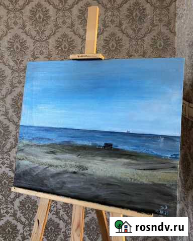 Картина маслом «Каспийское море» Махачкала - изображение 1