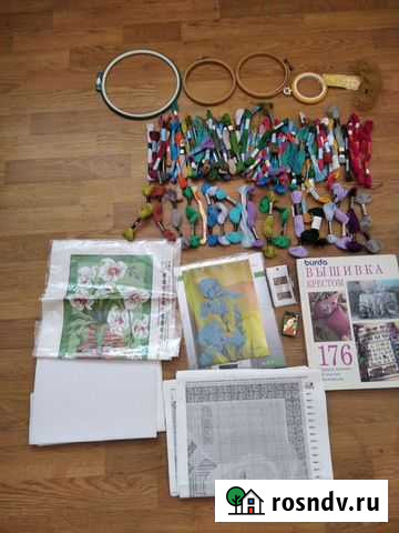 Все для вышевания пяльца, мулене, литература, поло Оренбург - изображение 1