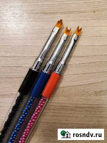 Кисти 3в1 для дизайна ногтей Улан-Удэ - изображение 1