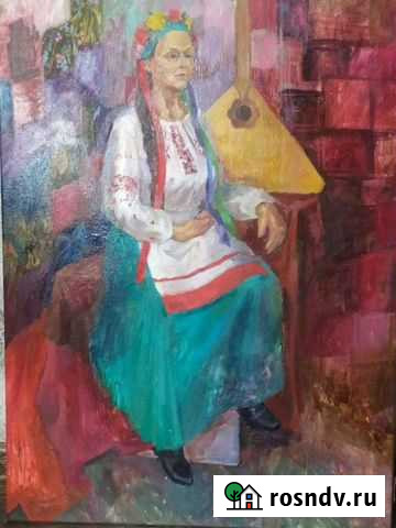 Картина маслом на холсте Новосибирск - изображение 1