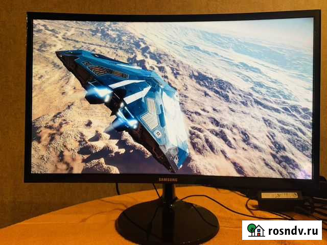 Монитор Samsung c24f390fhi 24 дюйма изогнутый Калуга - изображение 1