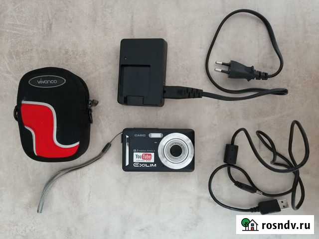 Цифровой фотоаппарат casio Exilim EX-Z9+2Гб Карта Мурино - изображение 1