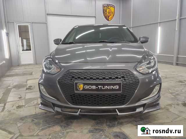 Решетка радиатора Маска бампера на Hyundai Solaris Домодедово - изображение 1